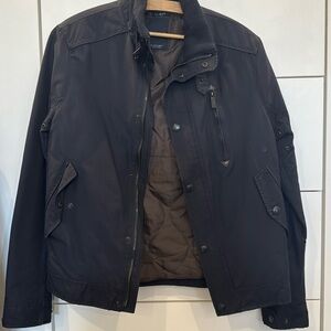 Zara navy bomber jacket S